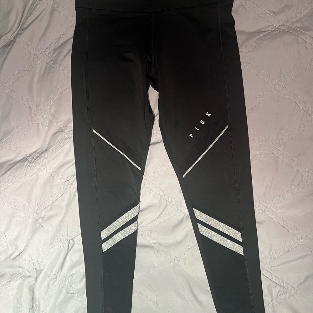 Victoria's Secret Pink Ultimate Black Leggings